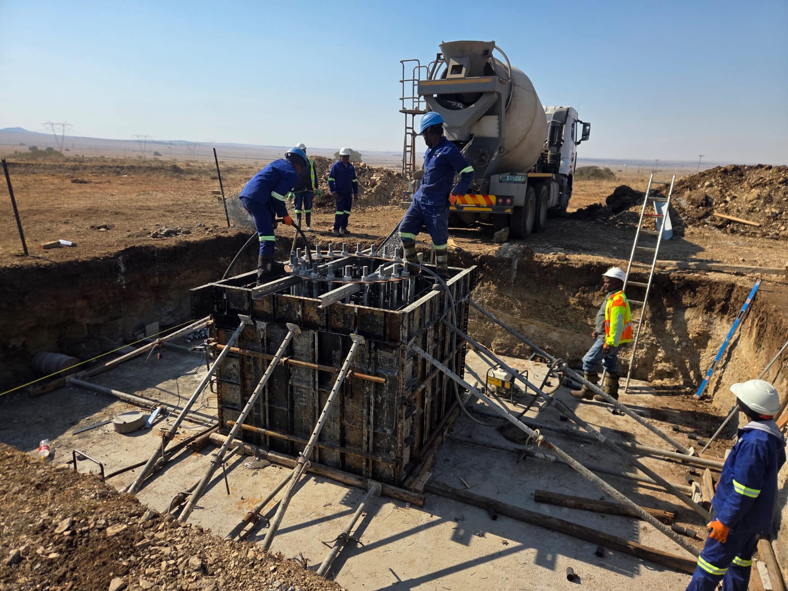 The Granger Building, Cape Town 17 Sonvanger Solar Project, reinforcing steel on site