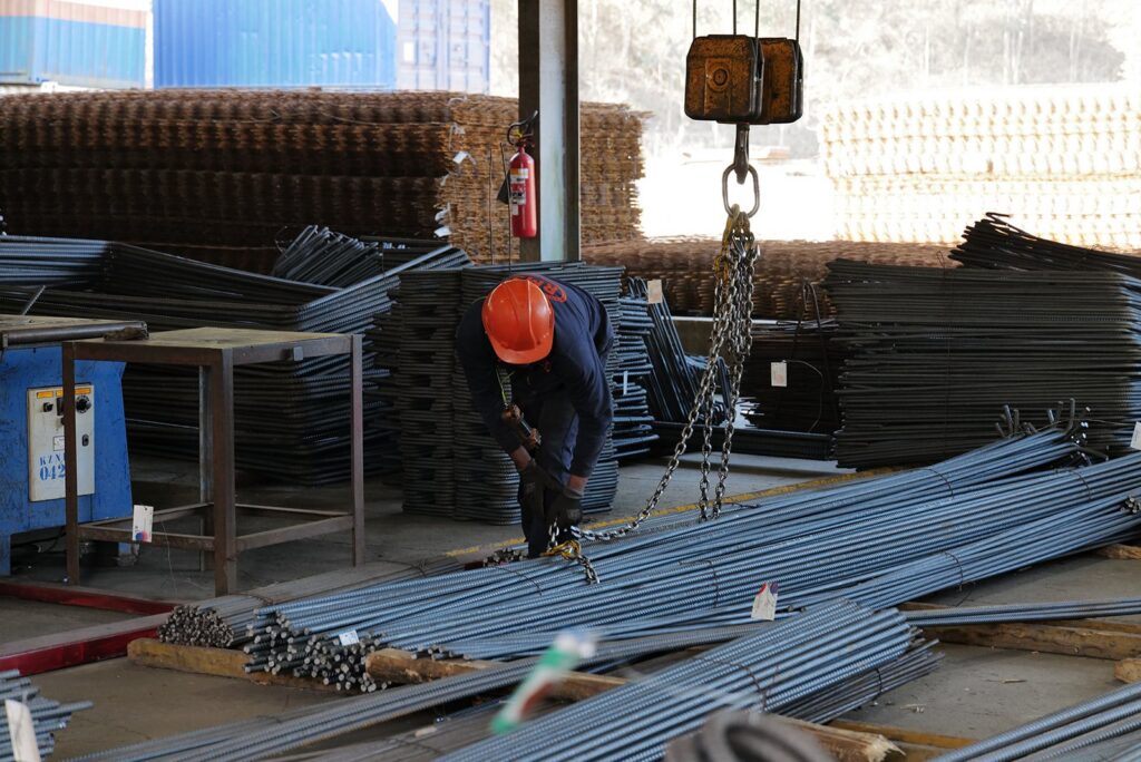 Welded Mesh and Cut and Bend for Coastal Builds in Durban and Richards Bay 2 Welded mesh sheets and reinforcing steel in stock at RMS Durban
